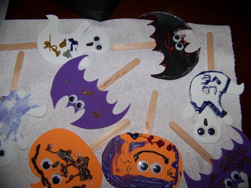 Поделки на Хэллоуин для детей 3 лет