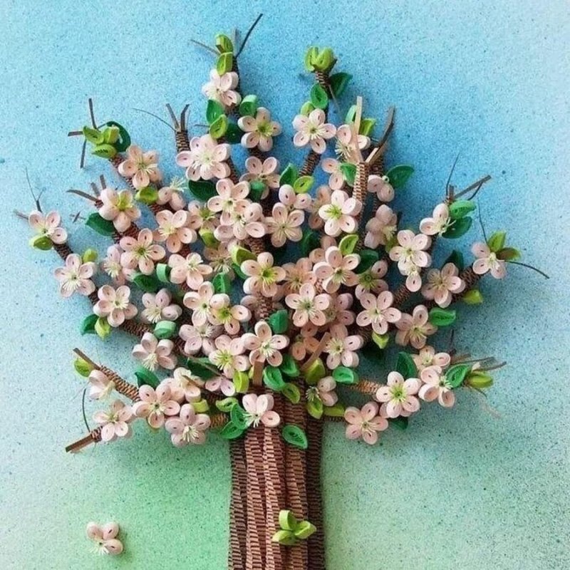 Весенне дерево подделка