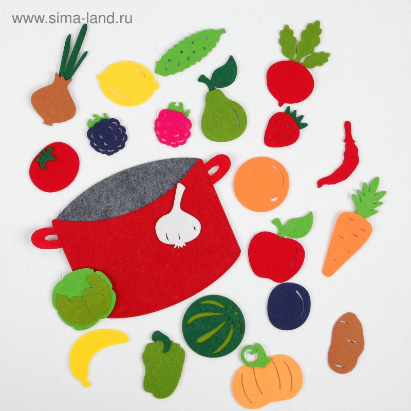 Сумка-игралка овощи фрукты и ягоды smile