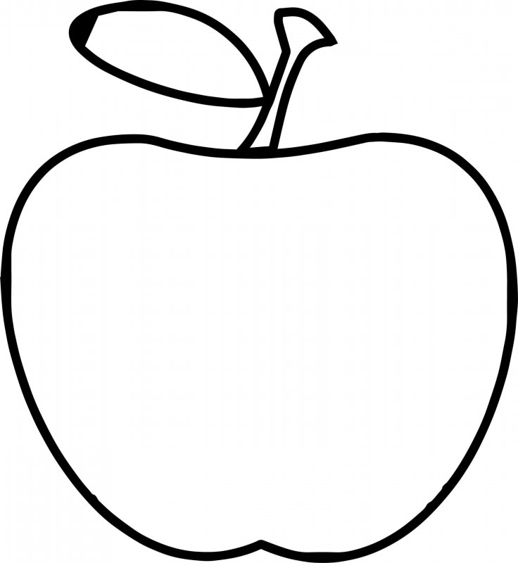 Аппликация яблочко