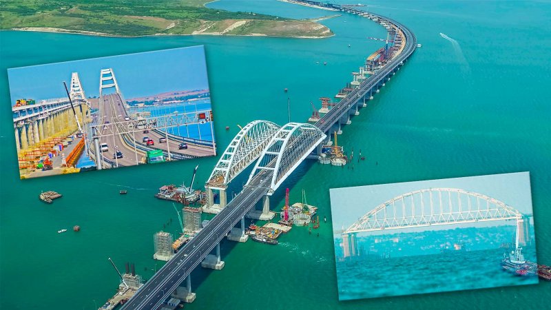Крымский мост контейнеровоз