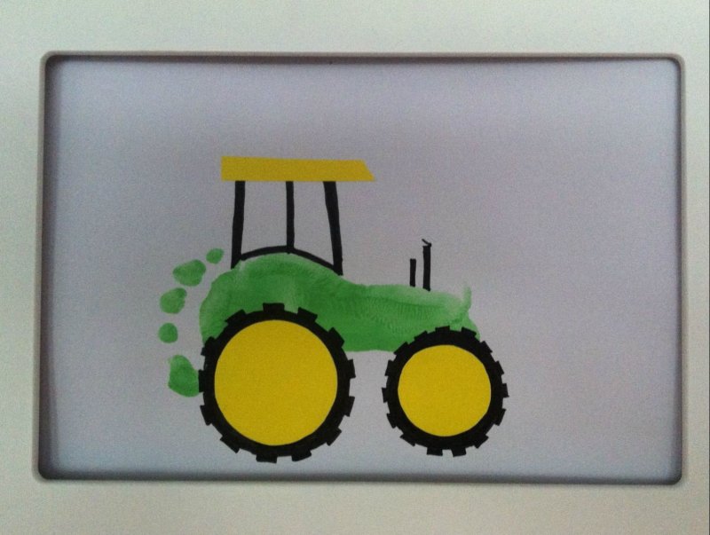 Детали для аппликации трактор