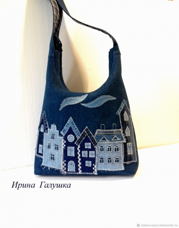 Джинсовая сумка Ирина Галушка
