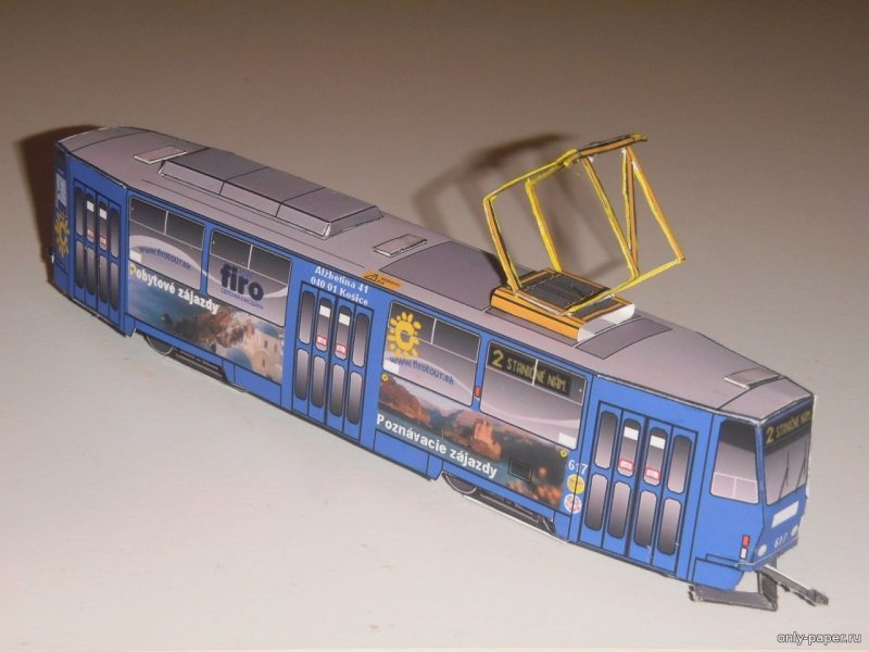 Трамвай Татра т6 модель