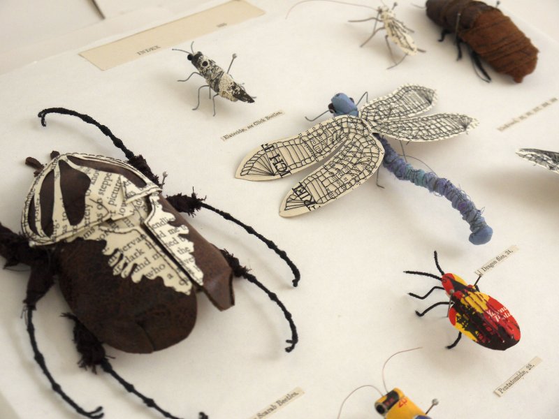 Kate Kato бумажные насекомые