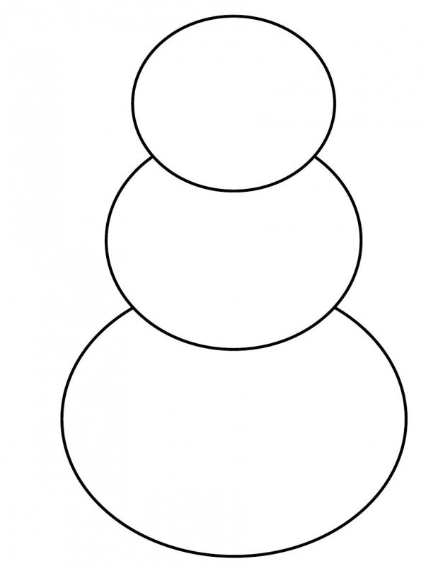 Снеговик стилизованный