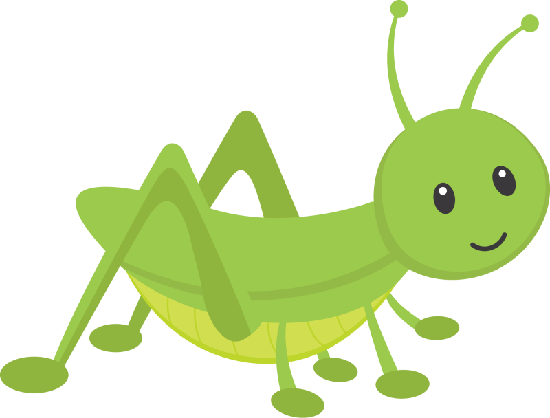 Зеленые насекомые вектор