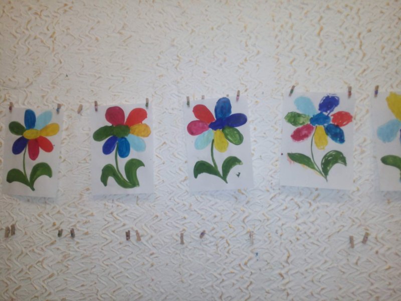 Букет цветов раскраска для детей 2-3 лет