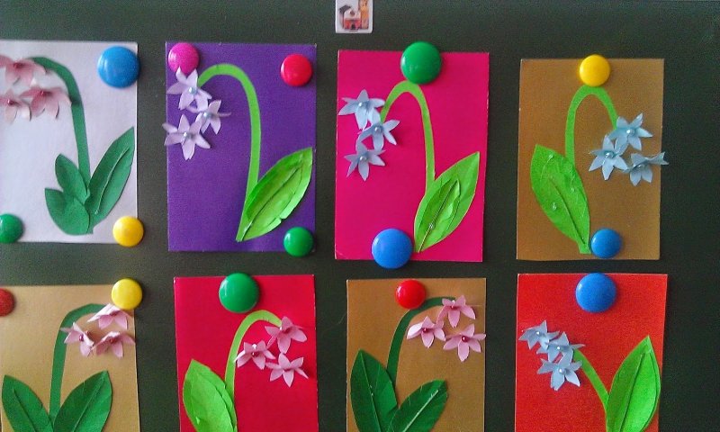 Цветы из пластилина для детей