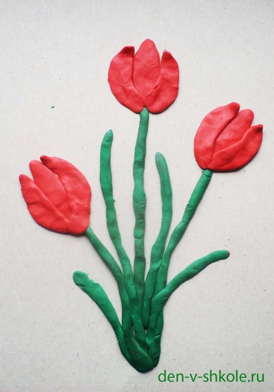 Рисование тюльпаны в средней группе