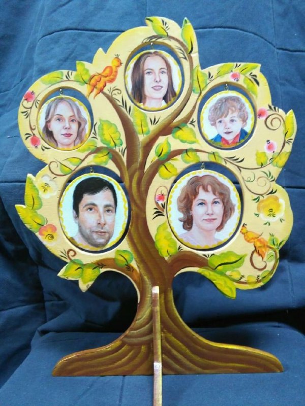 Поделка семейное дерево
