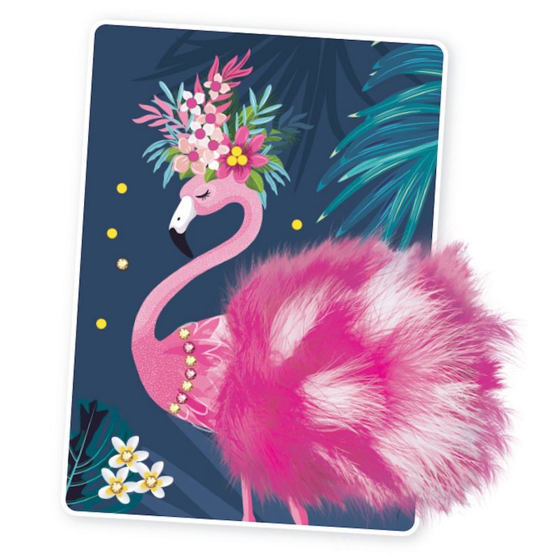 Фламинго аппликация для детей