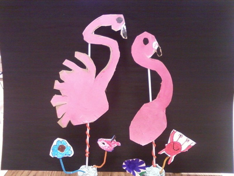 Термоаппликация Фламинго
