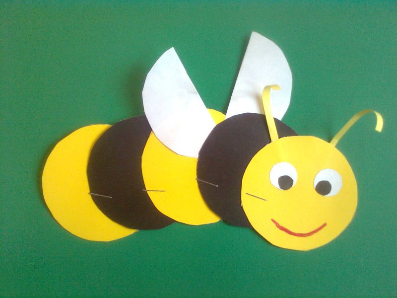 Аппликация пчела