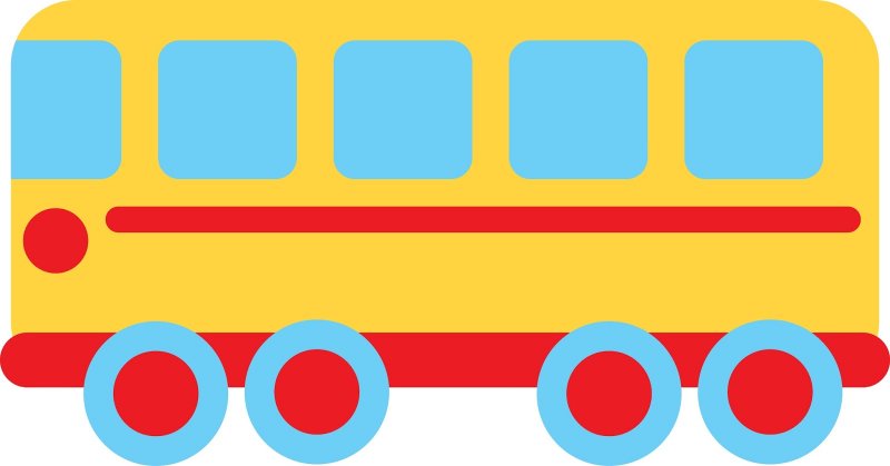 Аппликация автобус для малышей