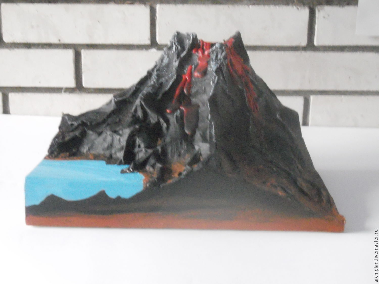 Модель вулкана своими руками