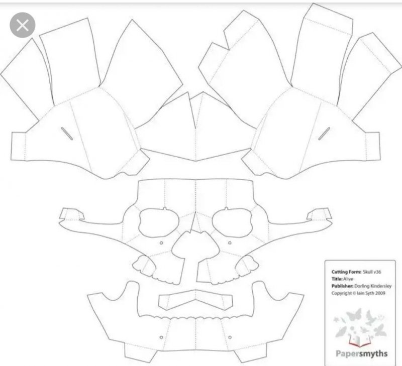 Схема маски из бумаги. Fox Mask Wintercroft шаблоны. Череп развертка. Развертка маски. Шаблоны объемные.